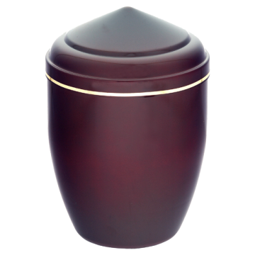 Urne Mandalay - Bordeaux décor filet or
