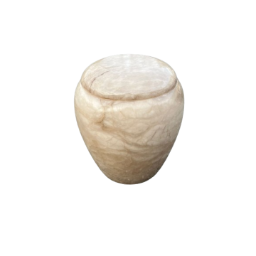 MC000367 ∙ Urne Cassiopée albâtre marbré - Beige 2.png